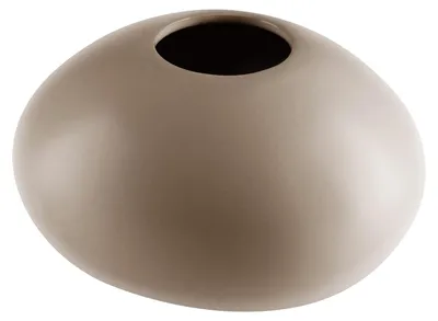 Produktbild von Vase 'Stein' (18x15x10cm), braun