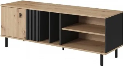 Obrázek produktu pro RTV skříň MADDIE 138 cm dub artisan antracitová