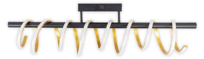 Image de Näve 1374358, LED, 2900 K, 5100 lm, IP20, noir, or, blanc