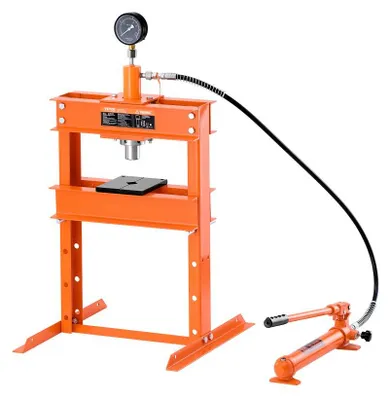 Productafbeelding van Hydraulische Werkplaatspers 10 Ton - H-Frame - 130 mm Cilinderslag