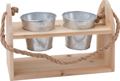 Produktbild von VBS Pflanztopfhänger mit 2 Töpfen