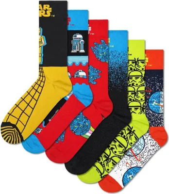 Produktbild von HAPPY SOCKS STAR WARS6-PACK GIFT SET Mehrfarbig