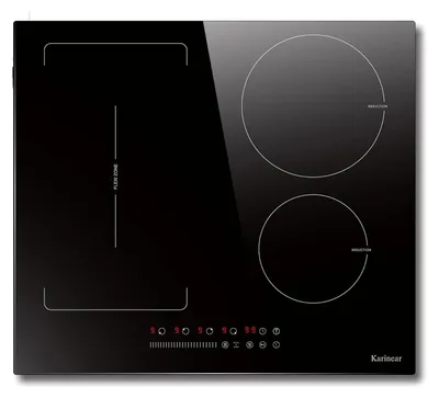 Produktbild von Induktionskochfeld - Einbaukochfeld mit 4 Kochzonen - 60 cm - 3500 W - 9 Leistungsstufen - Booster - Timer