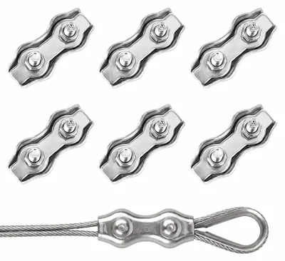 Kabelbinder M5 Duplex, Edelstahl 304, 6 Stück, 50x20x14 mm