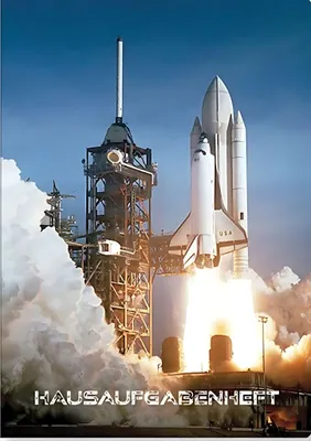Produktbild von ADINA Hausaufgabenheft A5 (Rakete) für Schlaue Faule m Schutzumschlag