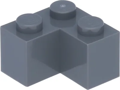 Image de LEGO : 100 pièces pierre angulaire 2x2, gris foncé