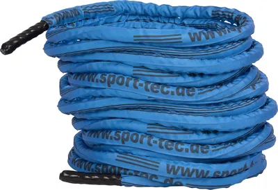 Produktbild von Fitness Tau Trainingsseil Schlagseil Battle Rope Schlangenseil 3 cm x 25 m BLAU