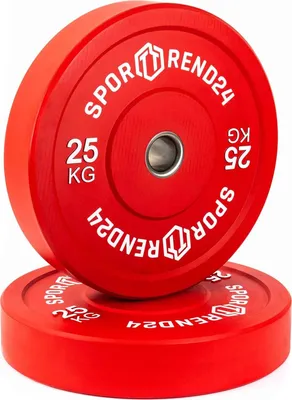 Produktbild von Sporttrend 24® Bumper Plate 5-25kg | Hantelscheibe Gewichtsscheibe Gewichtscheibe, (2x25kg)