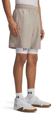 Produktbild von Under Armour Tech Woven Wordmark Kurze Hose Beige M / Regular Mann Beige M