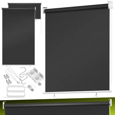Produktbild von KESSER® Senkrechtmarkise Vertikalmarkise Balkonmarkise Sichtschutz Sonnenschutz Seitenrollo Beschattung , Balkonrollo Stabil und wetterbeständig, für Balkon, Terrasse, Garten