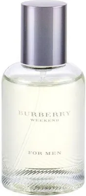 A bottle of Burberry Weekend For Men Eau de Toilette spray.