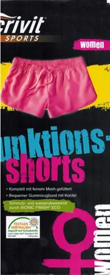 Produktbild von Damen Funktionsshorts Crivit Sports Trainingshose Polyester - Pink, L 44/46 (Farbe: Pink, Größe: L 44/46)