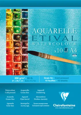 Zdjęcie produktu dla Clairefontaine 96301C, Papier artystyczny, 200 g/m², 10 ark.
