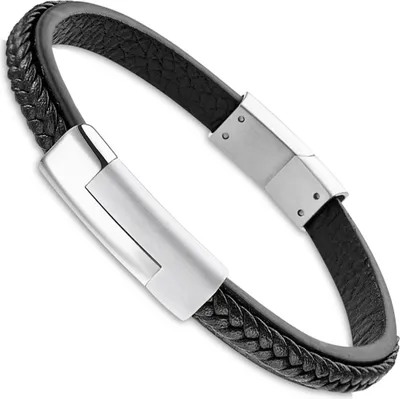 Obrázek produktu pro LOTUS Style náramek z kůže a nerezové oceli LS1965-2/1 Black Men JLS1965-2-1