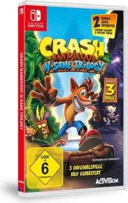 Produktbild von Crash Bandicoot: N. Sane-Trilogy [Nintendo Switch]