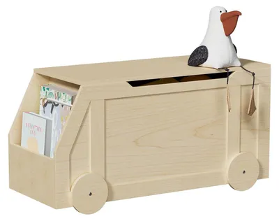 Zdjęcie produktu dla Ławka z miejscem do przechowywania do pokoju dziecięcego, wymiary: 100 x 40 x 51 cm, kolor: żółty