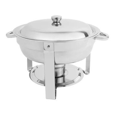 Image de Chafing Dish Buffet Set 4.5L argent avec couvercle