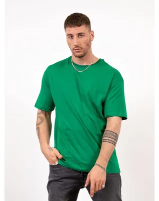 Produktbild von Ossy Homer T-Shirt Oversize Basic 100% Baumwolle Baumwolle für Herren M Grün