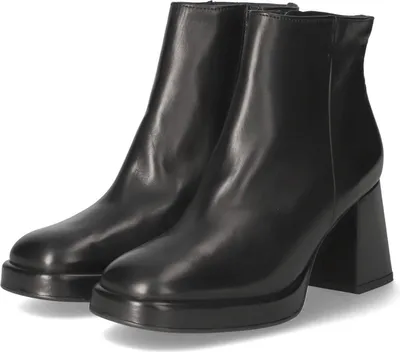 Produktbild von Paul Green Stiefeletten Damen Glattleder Schwarz Größe: 61/2