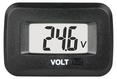 Digitaler Spannungsmesser 8–100 V, IP68, Alarmfunktion