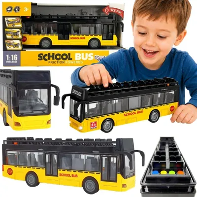Produktbild von Woopie-Bus mit Lichtern und sich öffnenden Türen