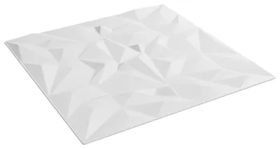 Zdjęcie produktu dla Panele ścienne 48 pcs Biały 50 x 50 cm Pianka XPS