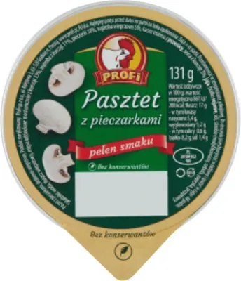Obrázok produktu pre Profi Pasztet z pieczarkami 131g