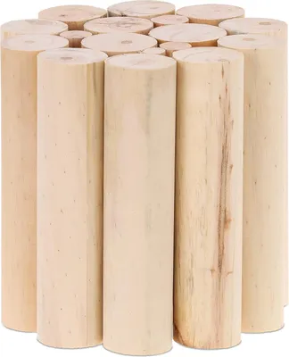 Produktbild von Holz Pflanzständer Rund für Blumentöpfe und Pflanztöpfe - Pflanztisch - Maße: 20 x 20 cm - Natur Holztisch 2.0