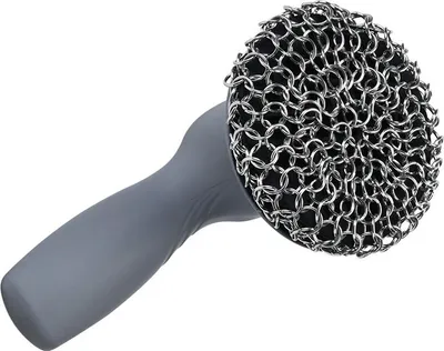 Produktbild von INF Topfnetz-Bürste mit grauem Griff