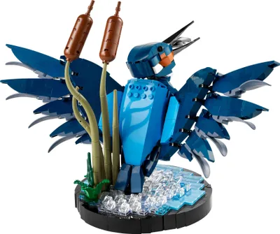 Produktbild von LEGO Icons Eisvogel Modellbausatz für Erwachsene, Vogel-Modell fürs Wohnzimmer oder Büro, Wohn- und Homeoffice-Deko, Geschenk für Vogelliebhaber und Ornithologen, Frauen und Männer 10331