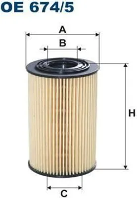 Zdjęcie produktu dla Filtr oleju FILTRON OE 674/5
