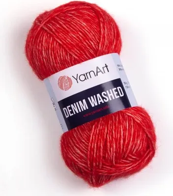 Produktbild von Yarn Art Denim Washed 919 Orange Strickgarn