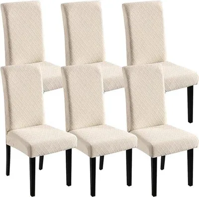 Productafbeelding van Famanu Stoelhoes - Elegante, elastische stoelhoes, afmetingen 36 x 36 x 50 cm
