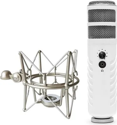 Produktbild von Rode Podcaster MKII USB Mikrofon mit Mikrofon Spinne