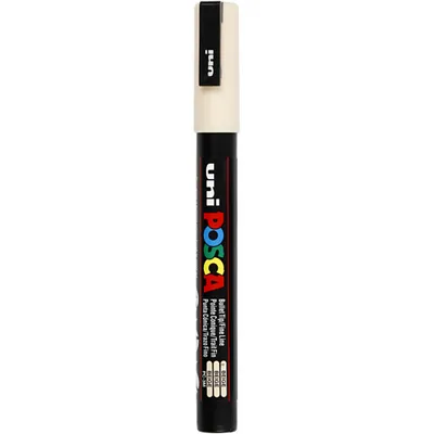 Obrázek produktu pro POSCA PC-3M, Béžová, Vícebarevný, 1 barva/barev, Pokuta, Inkoust na vodní bázi, Kuličkový hrot
