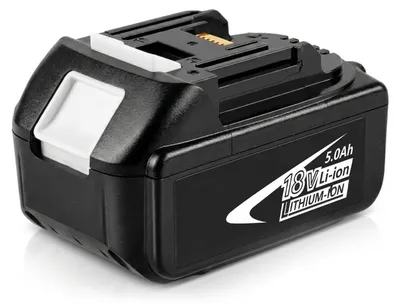 18V 5,0Ah Ersatzakku mit LED-Anzeige, 5000 mAh, Lithium-Ionen