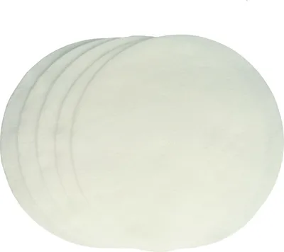 Produktbild von vhbw 5x Feinfilter kompatibel mit Nilfisk-Alto GD 930 S 2 Cubic, GD 930 Panther, GD 940, GD 936, GD 950, GD 945 Staubsauger - Vliesfilter Weiß, Rund