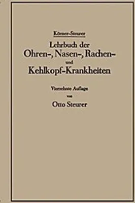 Immagine prodotto di Lehrbuch der Ohren-, Nasen-, Rachen- und Kehlkopf-Krankheiten