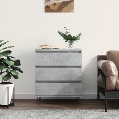 Zdjęcie produktu dla vidaXL Kredens betonowy szary 60x35x70 cm materiał drewnopochodny