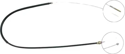 Produktbild von Seilzug Feststellbremse 1.745 mm Scheibenbremse A.B.S. für VW SCIROCCO