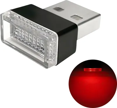 Produktbild von Auto-Atmosphärenlichter USB-LED-Umgebungsbeleuchtung Plug-in USB-Dekor-Nachtlicht Universal-Auto-Innenausstattung