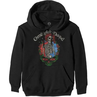 Produktbild von The Grateful Dead Floral Stealie Black L Hoodie