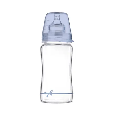 Image de LOVI Glas-Babyflasche Diamond Glass Baby Shower Boy 250 ml 74/204boy
