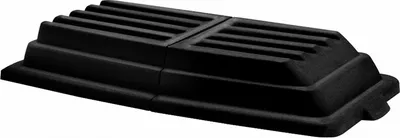 Produktbild von Rubbermaid Deckel aus Strukturschaum für 0,76-m³-Kippmulde, schwarz