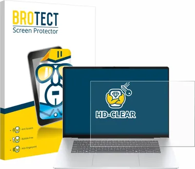 Produktbild von Für HP OmniBook 5 16 Schutzfolie BROTECT Displayschutz Display Schutz Folie Klar Transparent