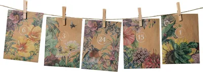 Produktbild von DIY-Adventskalender mit 24 Säcken zum Selbstbefüllen