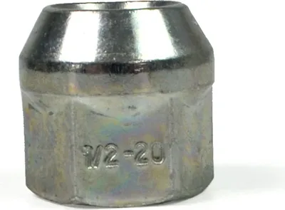 Produktbild von Radmutter 1/2" 20 UNF, offen, mit Flansch, für Stahlfelgen & Distanzscheiben
