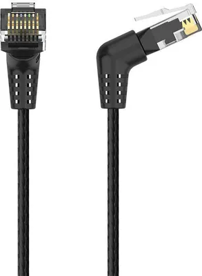 Image de Network Cable UTP Cat.6 Vention IBOBF, RJ45 Ethernet, 1m (black)