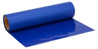 Produktbild von Plottermarie Plotterfolie Flex S für kreative Veredelungen – Plotterfolie für Textildruck, T-Shirts, Baumwolle, Polyester & Plotterprojekte Royal Blue 100 x 50 cm