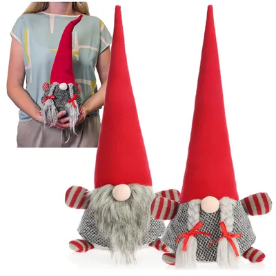 Obrázok produktu pre Wilhelm Sell® 2 figúrky trpaslíkov, 40 cm - Vianočná dekorácia, párik
